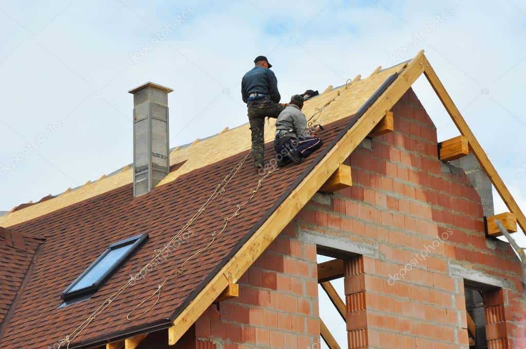 Completed roofing project