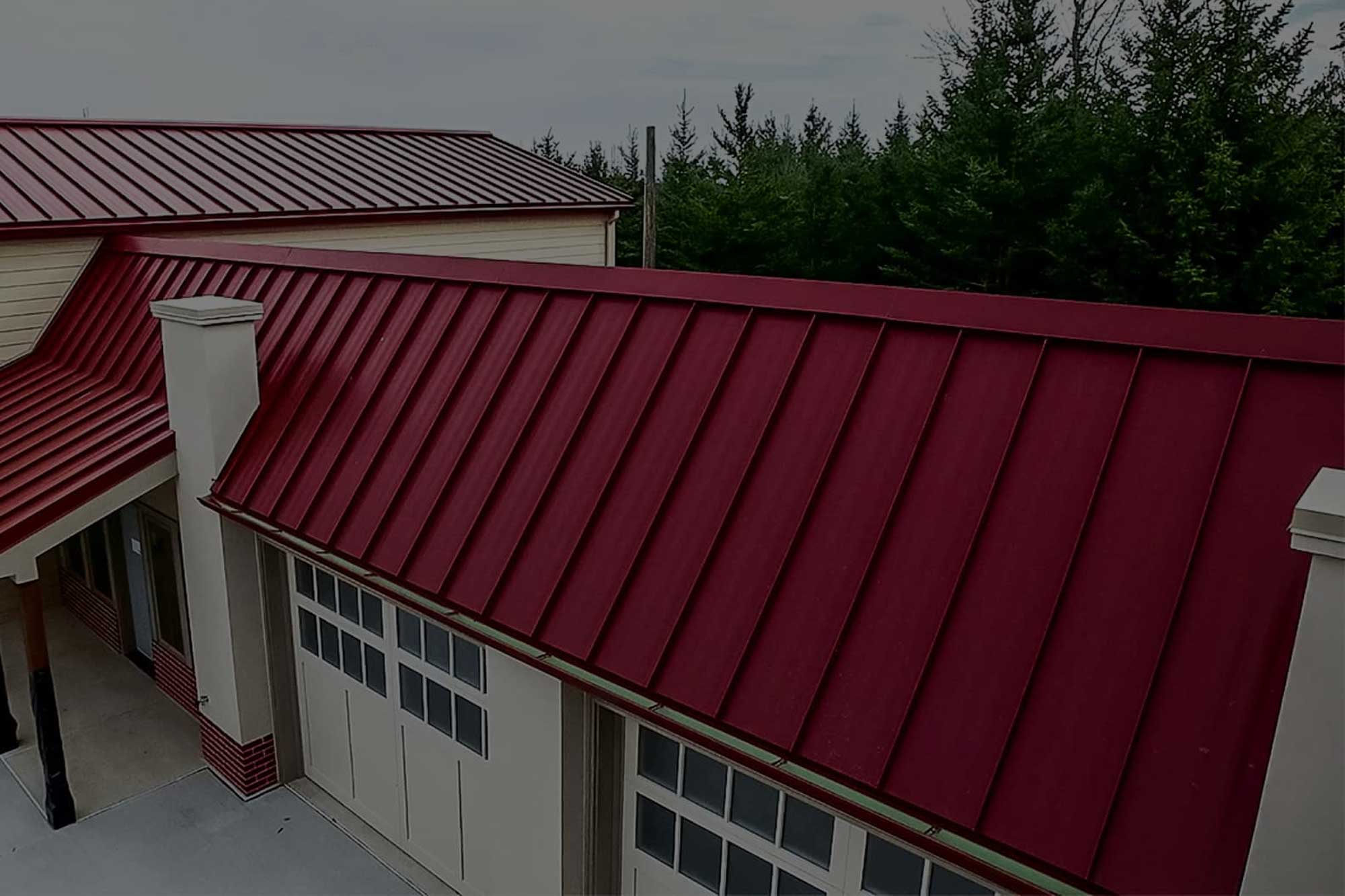 Metal roofing installation
