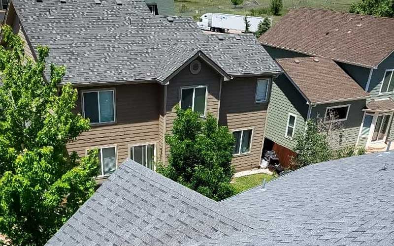 Shingle installation detail
