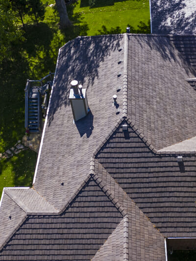 Residential shingle roofing