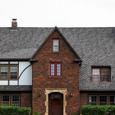 Professional roofing work
