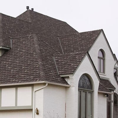 Residential shingle roofing