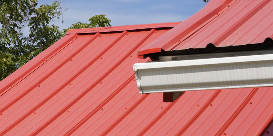 Metal roofing installation