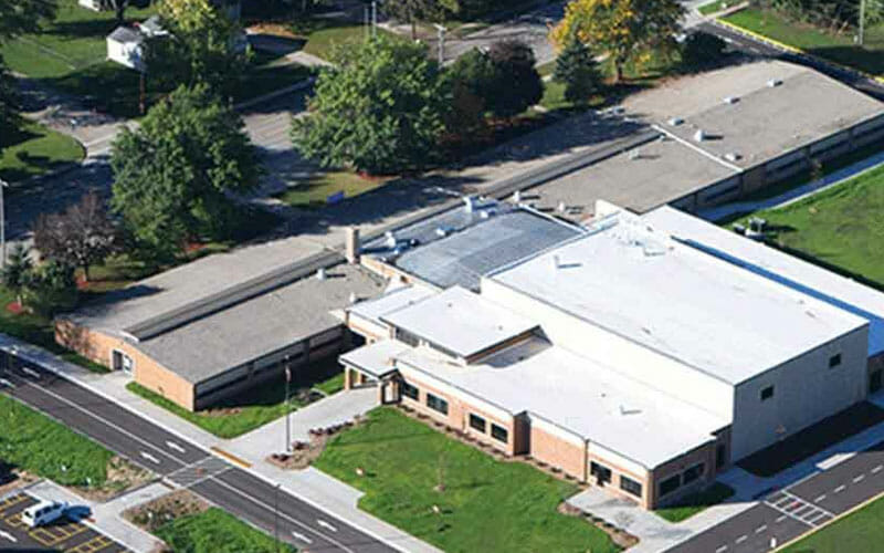Professional roofing work