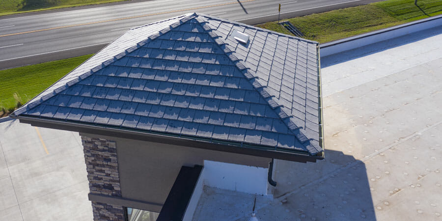 Shingle installation detail