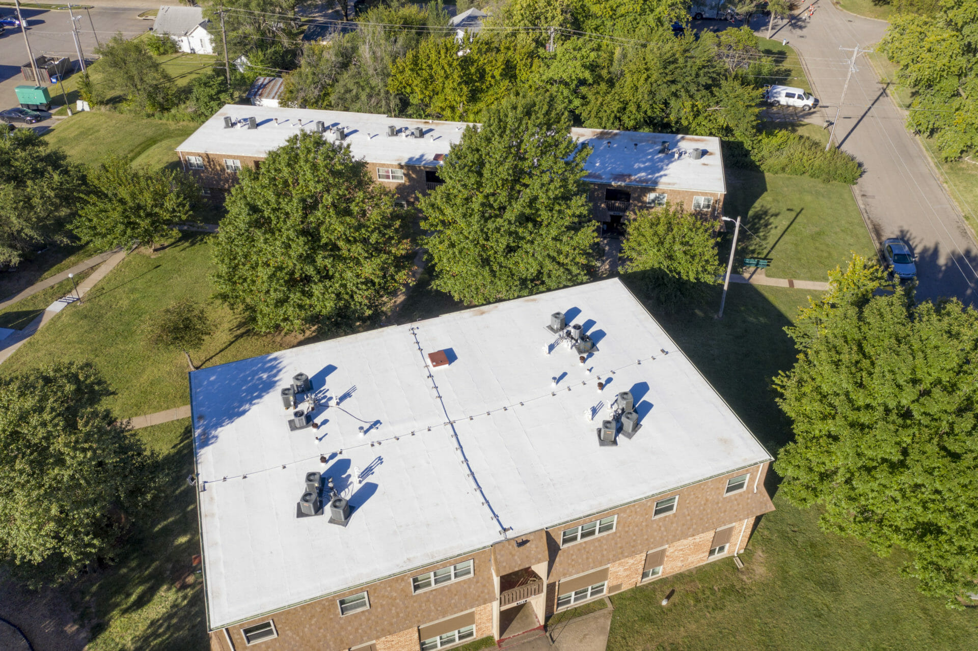 Commercial roofing project