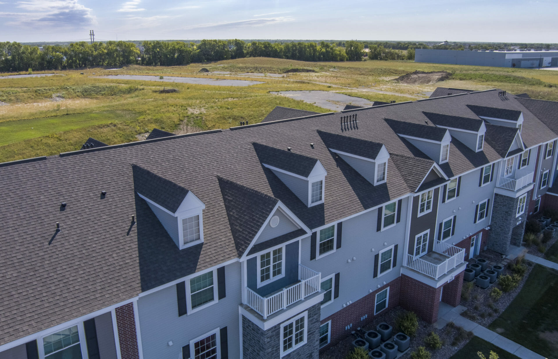 Professional roofing work
