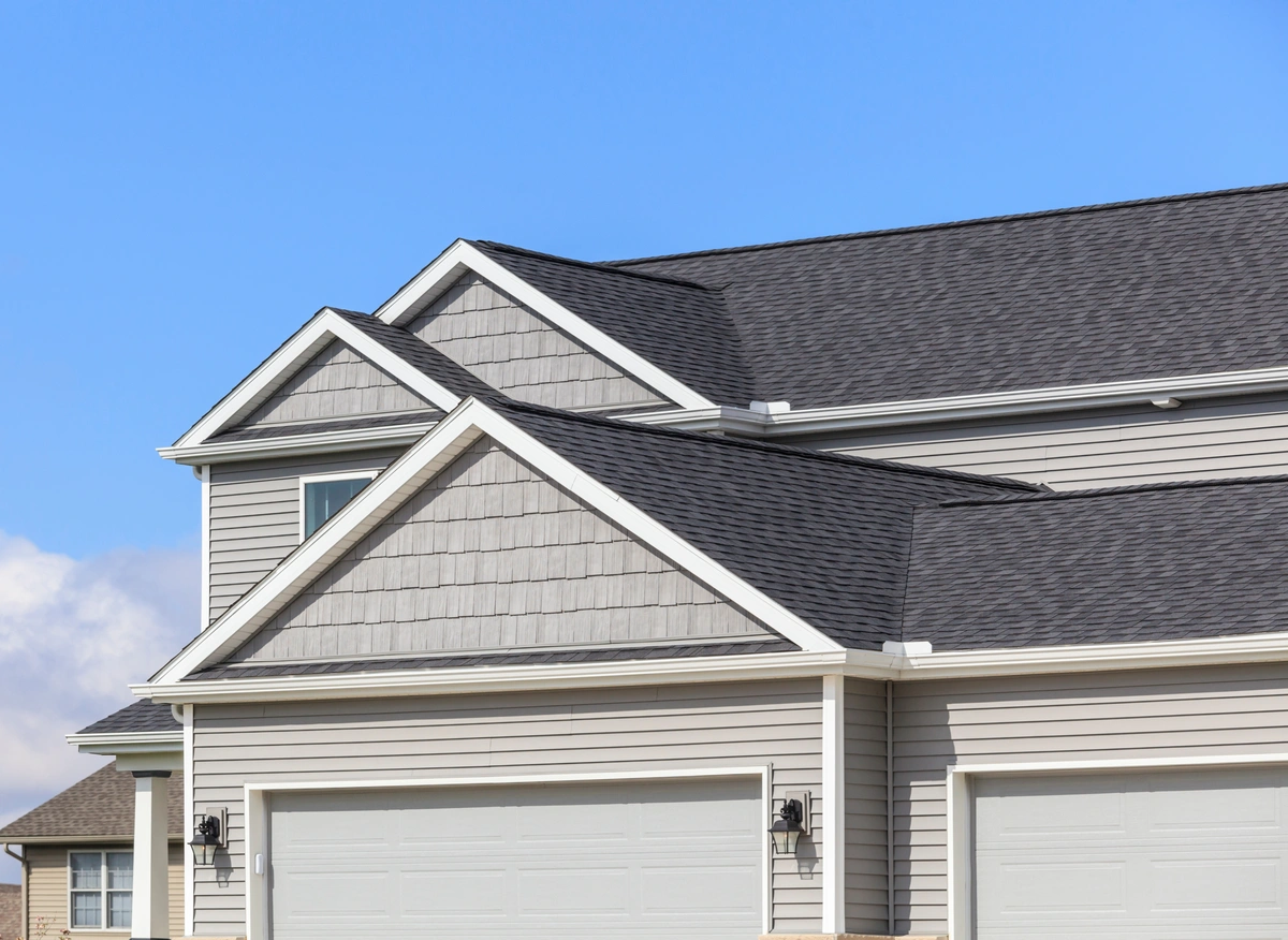 Residential shingle roofing