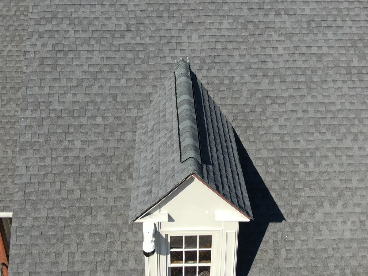 house roof dormer and gaf shingles