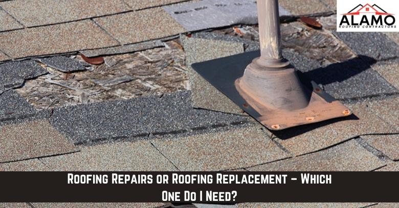 A damaged shingle roof with exposed underlayment and a roof vent, showing signs of wear and potential need for repair or replacement.